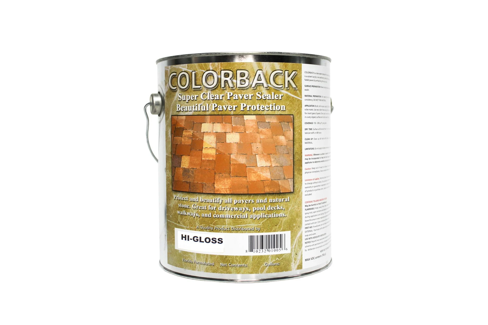 Colorback Hi-Gloss Oil Based Paver Sealer — Acrylux Paint Colorback Hi-Gloss Oil Based Paver Sealer — Acrylux Paint